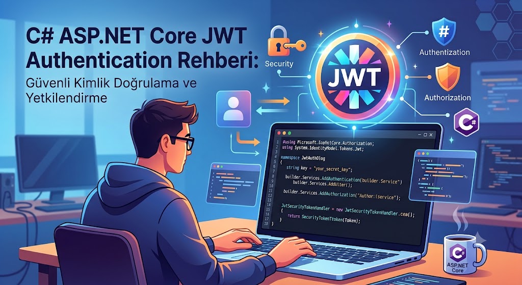 C# ASP.NET Core JWT Authentication Rehberi: Güvenli Kimlik Doğrulama ve Yetkilendirme